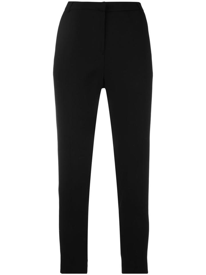 Federica Tosi - Cropped Trousers - Women - Spandex/elastane/viscose - S, Women's, Black, Spandex/elastane/viscose