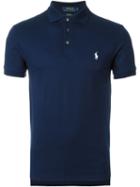 Polo Ralph Lauren Embroidered Logo Polo Shirt, Men's, Size: Small, Blue, Cotton/spandex/elastane