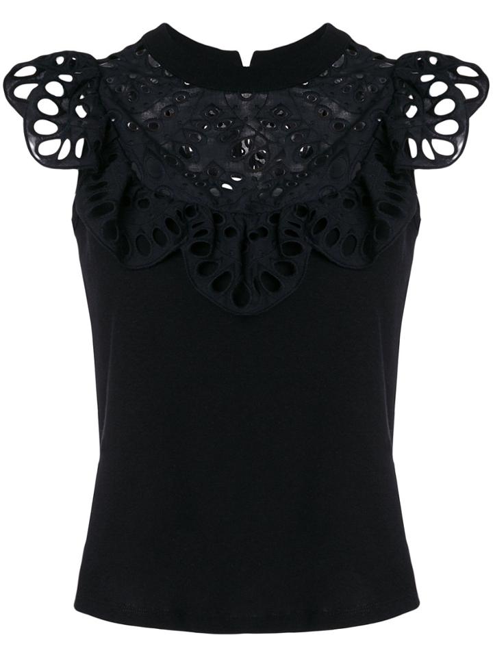 See By Chloé Cut-out Detail Blouse - Black