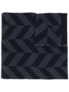 Theory 'herrigs' Chevron Scarf, Men's, Blue, Merino