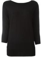 Michael Michael Kors Boat Neck Jumper, Women's, Size: Xs, Black, Nylon/polyester/viscose/cashmere