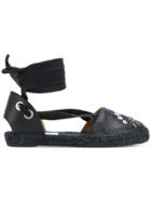 Kenzo Maya Lace-up Espadrilles - Black