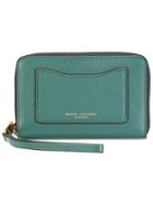 Marc Jacobs Recruit Zip Phone Wristlet Purse, Women's, Green, Leather