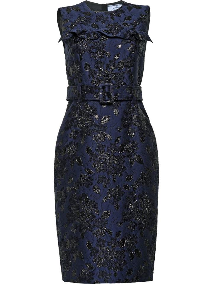 Prada Cloqué Dress - Blue