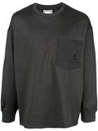 Wooyoungmi Oversized Pocket Sweatshirt - Grey