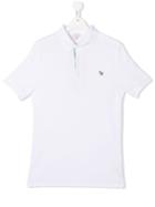 Paul Smith Junior Logo Polo Shirt - White