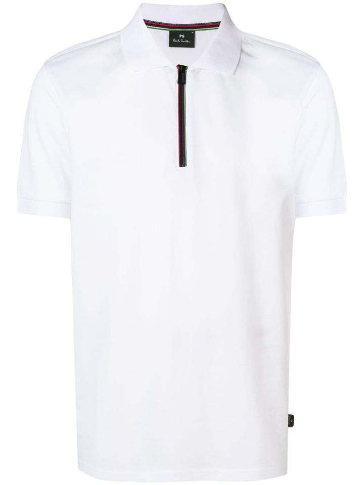 Ps Paul Smith Basic Polo Shirt - White