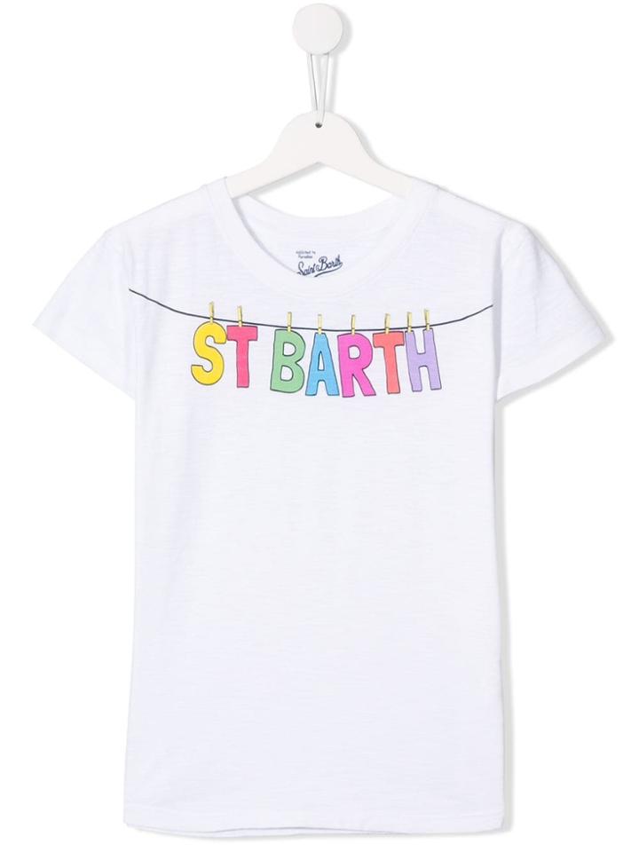 Mc2 Saint Barth Kids Emma T-shirt - White