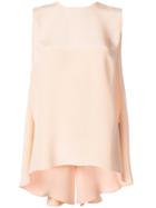 Adam Lippes Knot Back Tank Top - Pink & Purple