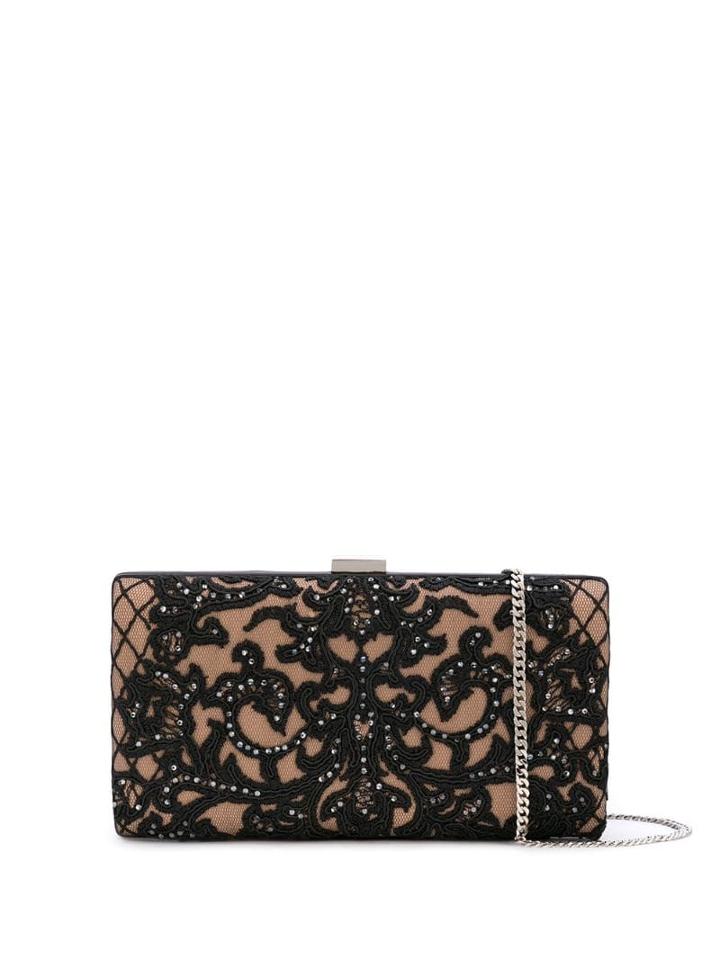 Tadashi Shoji Lace Clutch - Black