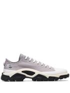 Adidas By Raf Simons Grey Detroit Runner Contrast Sole Low-top Cotton