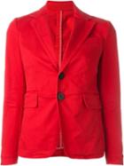 Dsquared2 Classic Blazer, Women's, Size: 42, Red, Cotton/spandex/elastane