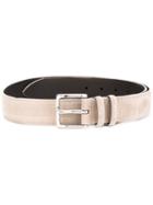 Orciani - Buckled Belt - Men - Leather - 90, Nude/neutrals, Leather