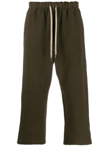 Covert Cropped Trackpants - Green