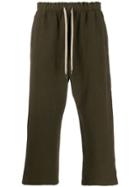 Covert Cropped Trackpants - Green
