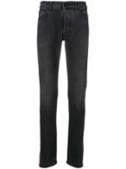 Marcelo Burlon County Of Milan Side-stripe Skinny Jeans - Black