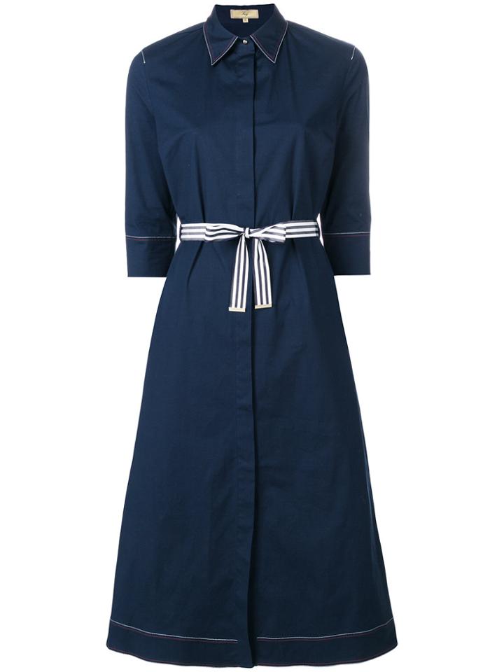 Fay Fay Shirt Dress - Blue