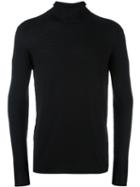 Transit Turtleneck Pullover, Men's, Size: Large, Black, Virgin Wool