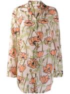 Tory Burch Pink Poppies Blouse