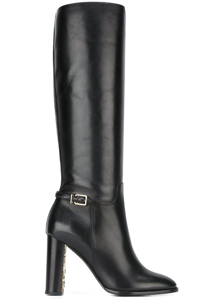 Burberry Knee Length Zip Boots