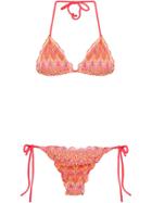 Brigitte Knit Bikini Set - Red