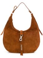 Miu Miu Suede Shoulder Bag - Brown