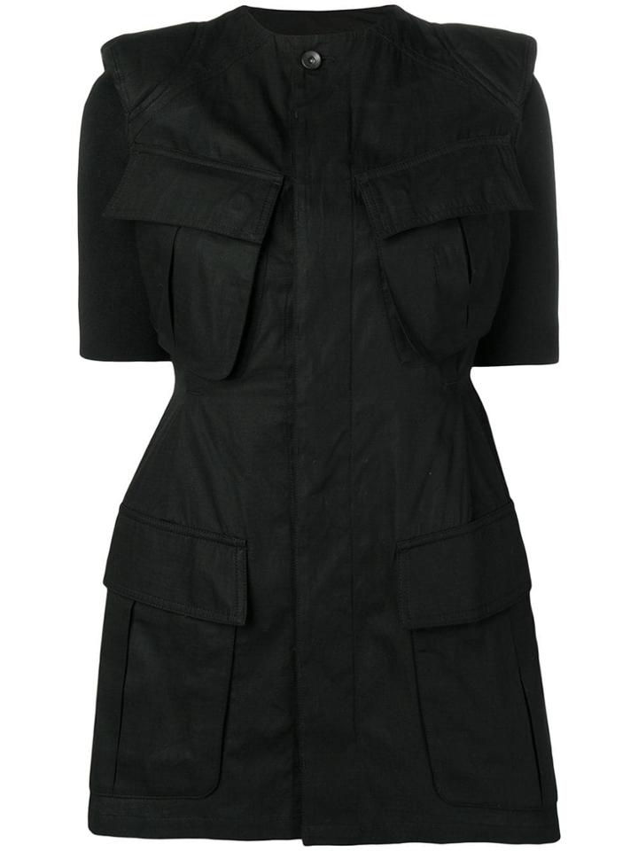 Rick Owens Drkshdw Shortsleeved Jacket - Black