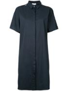 Lydia L. - Boxy Shirt Dress - Women - Polyester - 42, Blue, Polyester