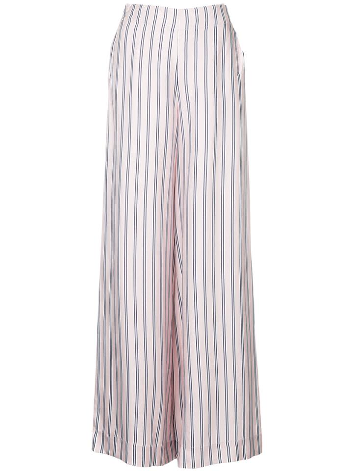 Zimmermann Sunny Relaxed Wide Leg Trousers - Pink & Purple