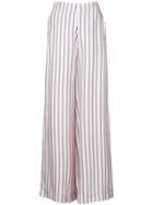 Zimmermann Sunny Relaxed Wide Leg Trousers - Pink & Purple