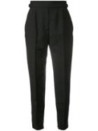 Prada Skinny Trousers, Women's, Size: 40, Black, Cupro/mohair/wool
