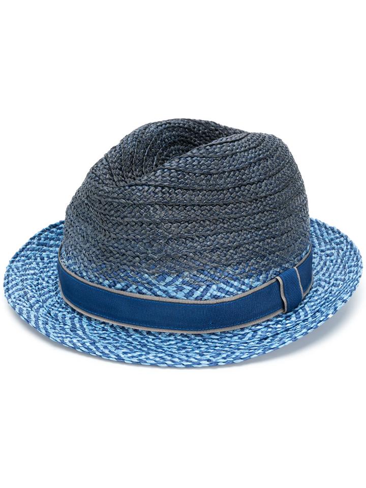 Paul Smith Straw Hat - Blue