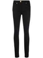 Versace Jersey Skinny Jeans - Black