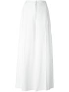 Stella Mccartney Wide Leg A-line Trousers - White
