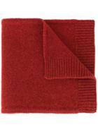 Norse Projects Classic Lamb's Wool Scarf - Red