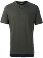 Neil Barrett Lightning Bolt Print T-shirt, Men's, Size: Xxs, Green, Cotton