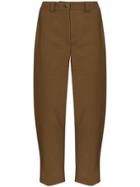 See By Chloé Sbc Twll Trs Wd Lg W Ankle Snp - Brown