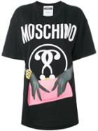 Moschino - Moschino Print T-shirt - Women - Cotton - M, Black, Cotton
