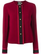 Fausto Puglisi Collarless Shirt, Women's, Size: 42, Red, Acetate/viscose