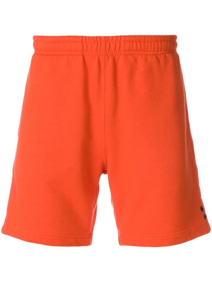 Ron Dorff Eyelet Jogging Shorts - Yellow & Orange