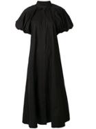 Lee Mathews Elsie Puff Sleeve Maxi Dress - Black
