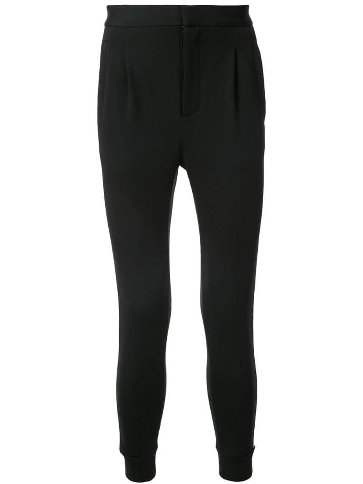 Loveless Two-tone Trousers - Black