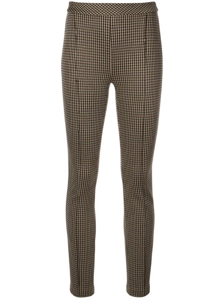 Rosetta Getty Skinny Fit Cropped Trousers - Brown