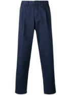 The Gigi Cropped Trousers - Blue