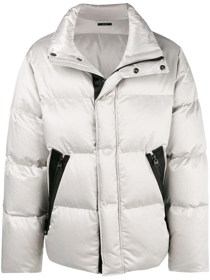 Tom Ford Zip-up Padded Jacket - Grey