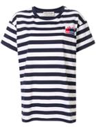 Être Cécile Embroidered Breton T-shirt - Blue