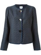 Armani Collezioni Oversized Button Fastening Jacket, Women's, Size: 44, Blue, Polyester/viscose