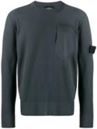 Stone Island Shadow Project Slit Pocket Sweater - Blue
