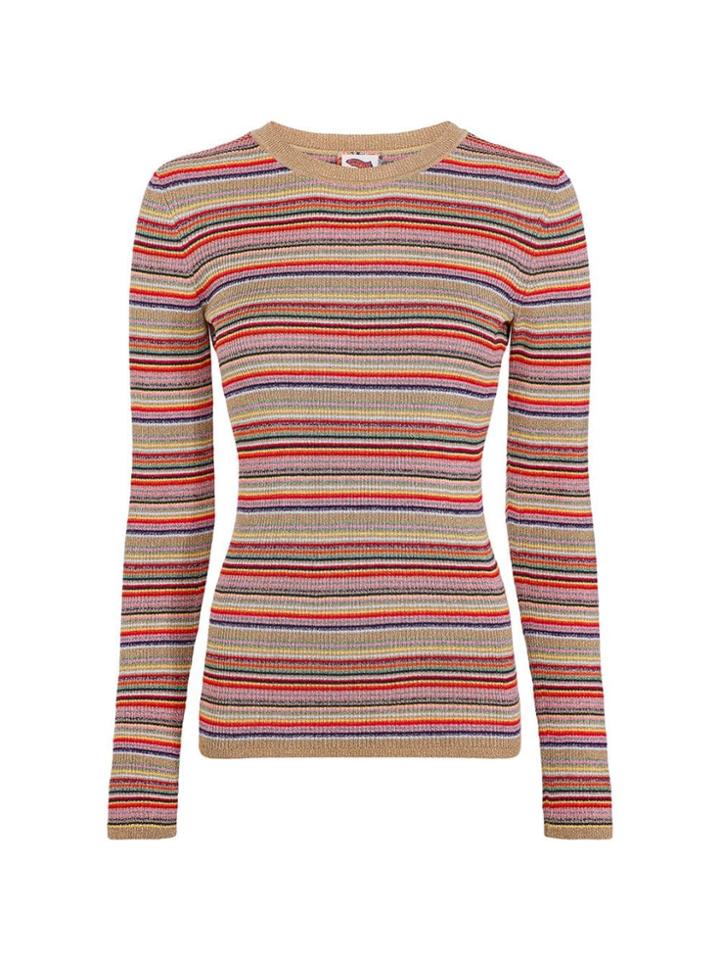 Tommy Hilfiger Multi-stripe Sweater - Metallic