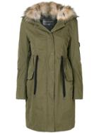 Ermanno Scervino Zipped Hooded Parka - Green